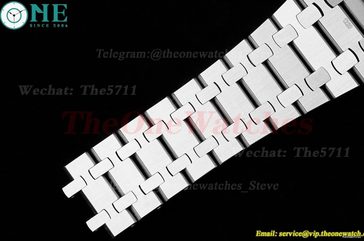 APSF Frosted Oak 15510 41mm White Dial Clone A4302 SS SS Royal Super 0413